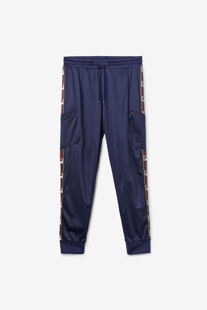 Fila Jaxson Navy Pants Mens - NZ 37024-AFBK